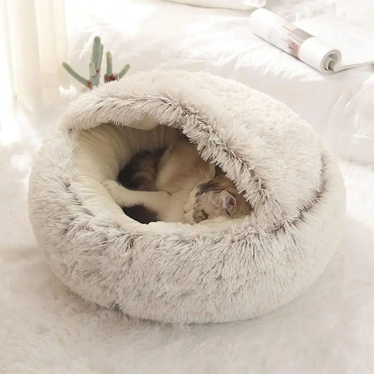 PawFun™ Fluffy Cat Cave