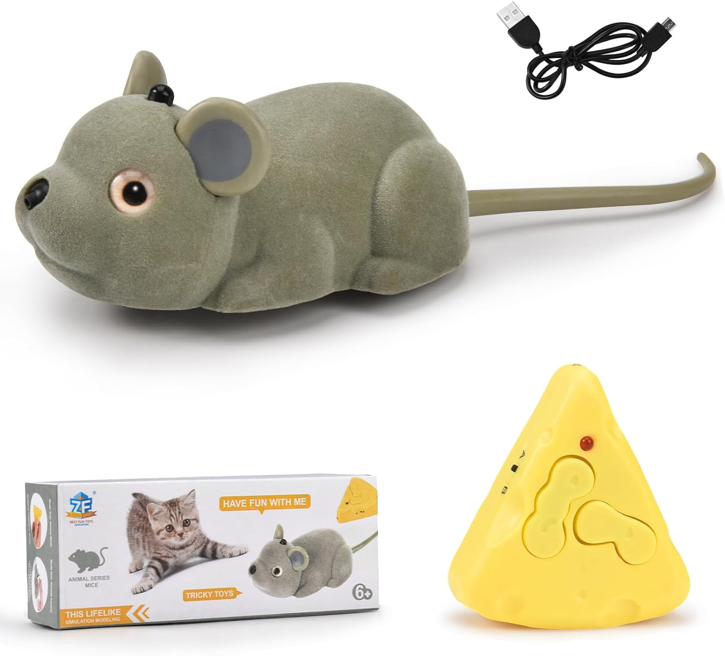 PawFun™ - Interactive Mouse Toy