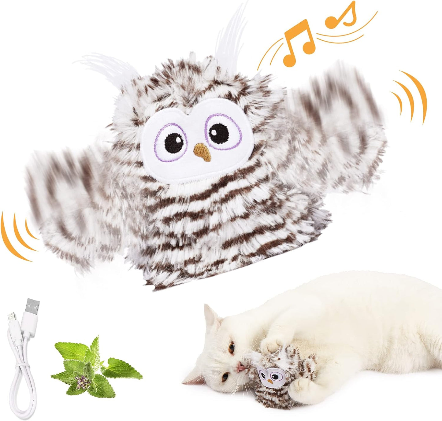 Happy Owl™ - Interactive Cat Toy