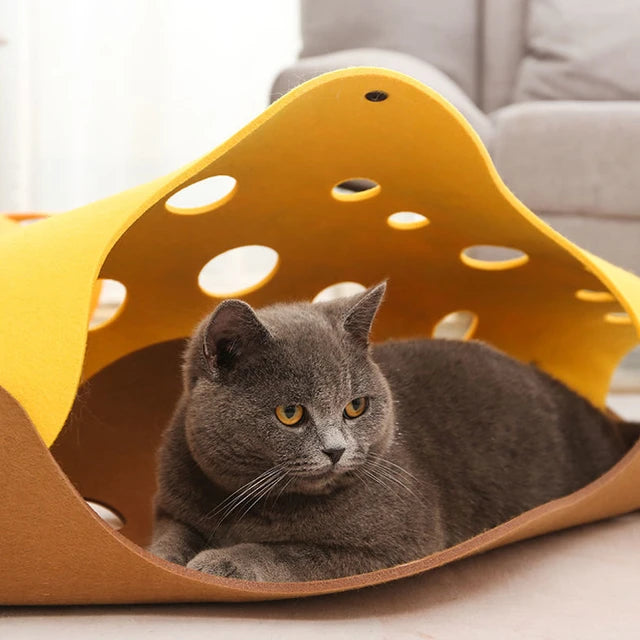 PawFun™ - DIY Felt Cat Tunnel