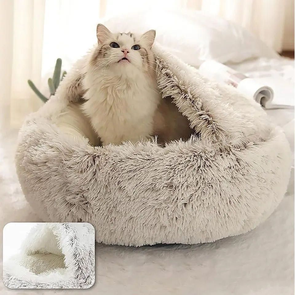 PawFun™ Fluffy Cat Cave