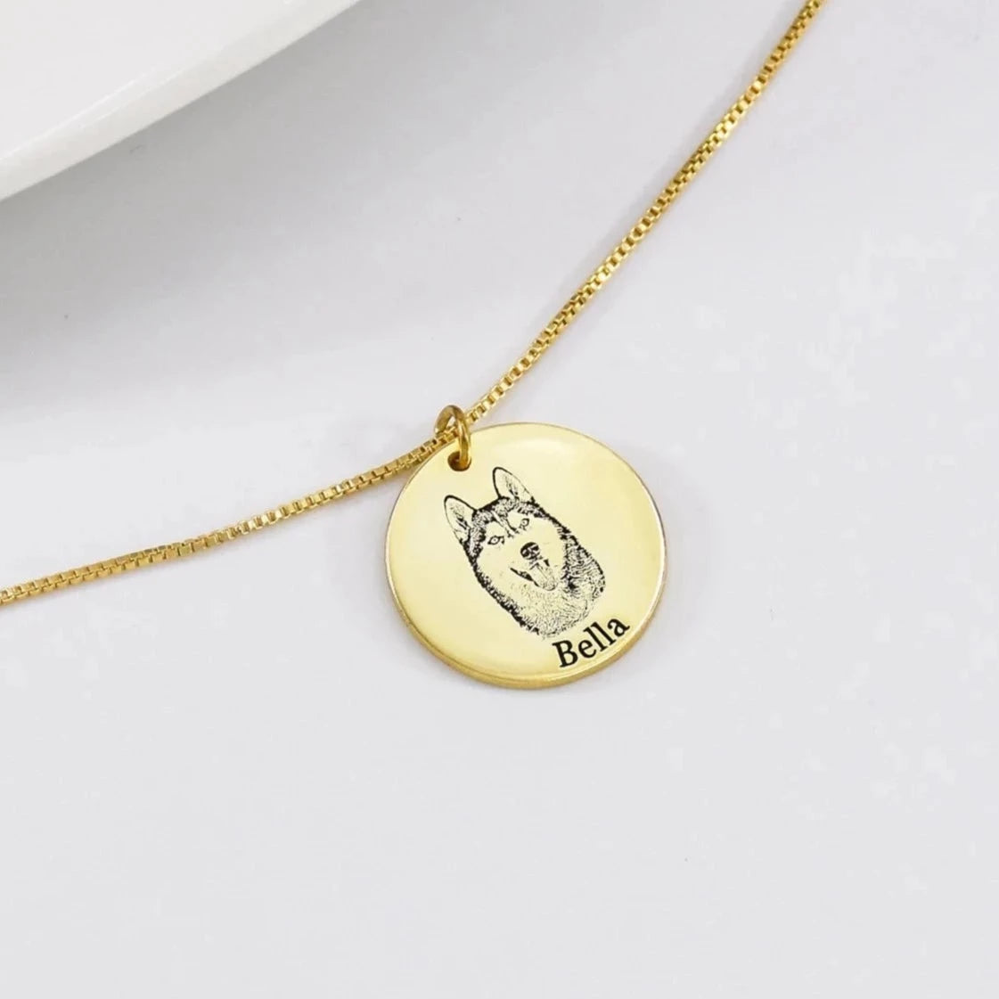 Personalized Pet Portrait Necklace