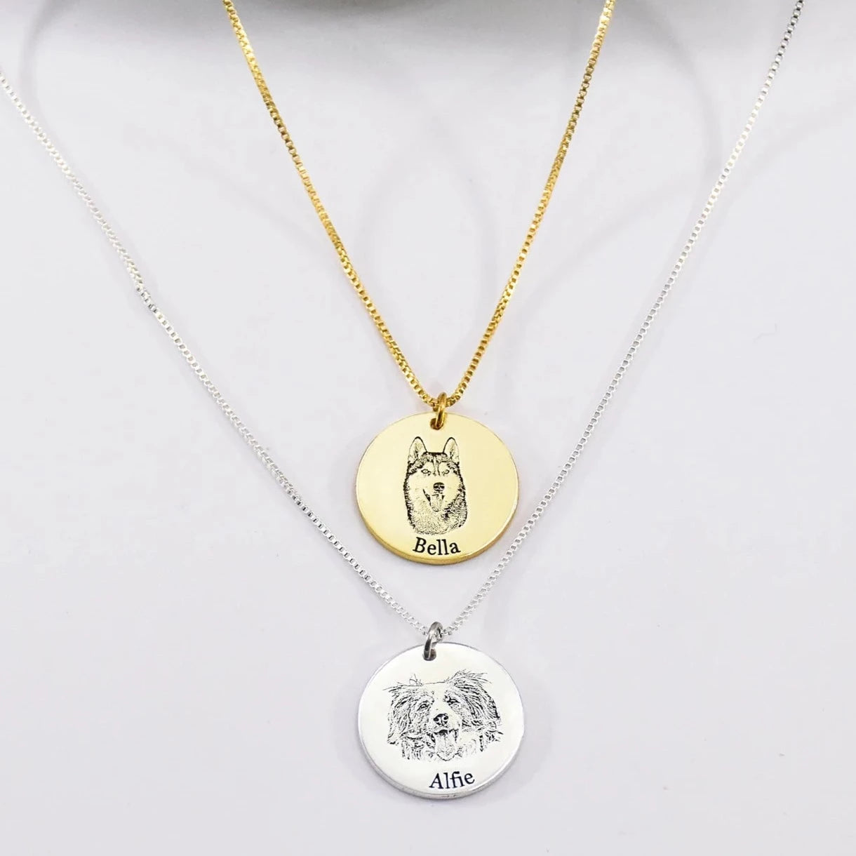 Personalized Pet Portrait Necklace